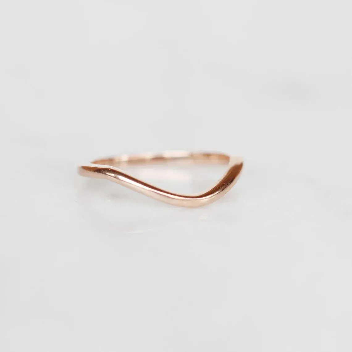 14k gold Curve Gold Ring by VicStoneNYC Fine Jewelry