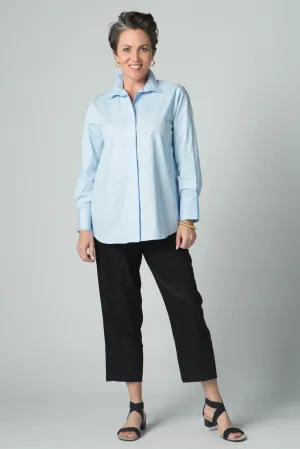 35” Stretch Linen Capri