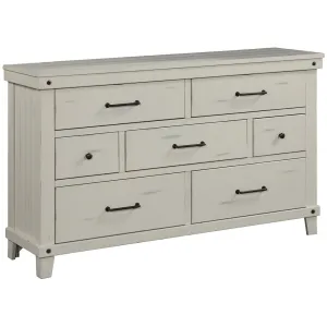 7 Drawer Dresser - White by Couch.com