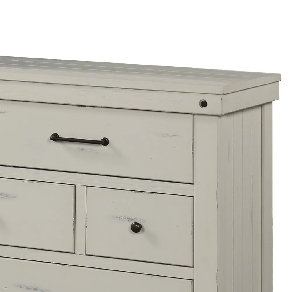 7 Drawer Dresser - White by Couch.com