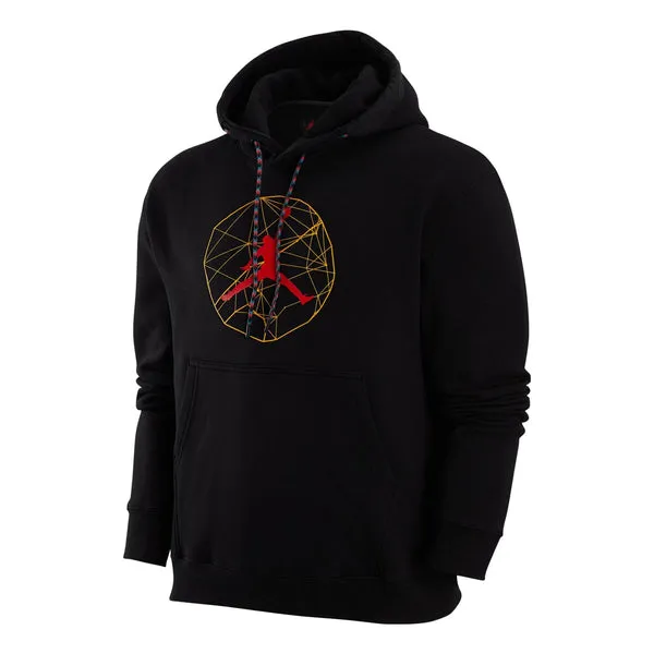 Air Jordan Essentials Logo Hoodies 'Black'