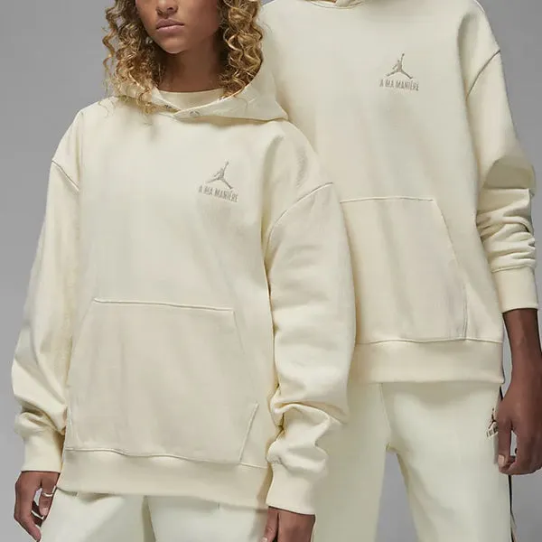 Air Jordan x A Ma Manire SS23 Logo Hoodie 'Coconut Milk', beige