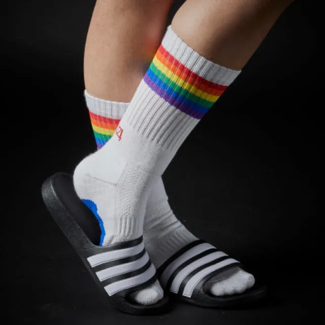 Athletic Fit Slider Socks - Gay Pride Rainbow