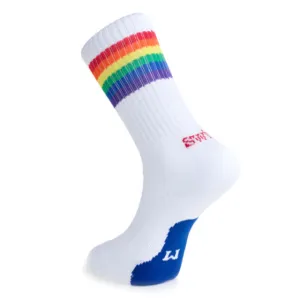Athletic Fit Slider Socks - Gay Pride Rainbow