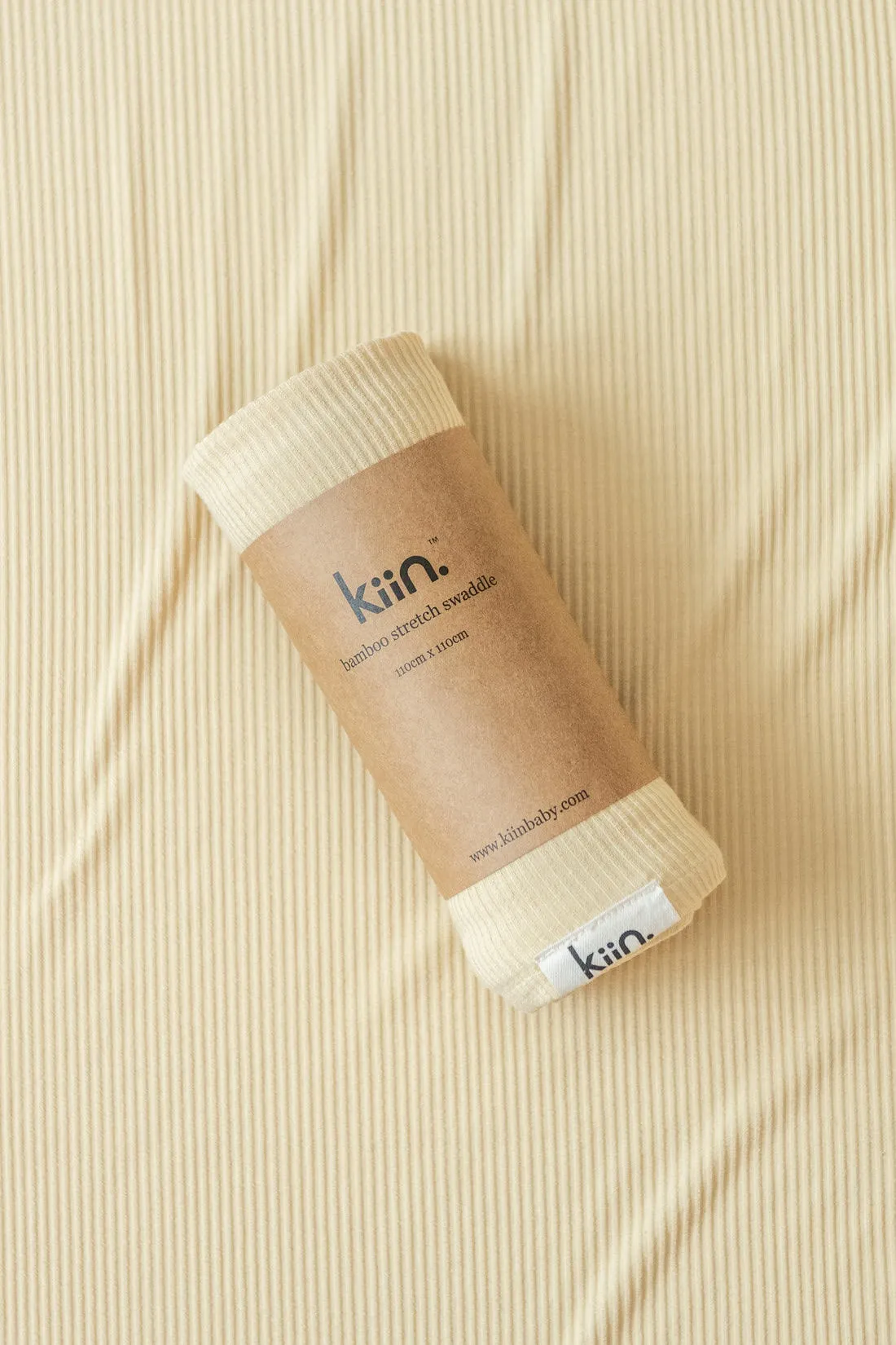 Bamboo Stretch Swaddle - Oat (plus accessories)