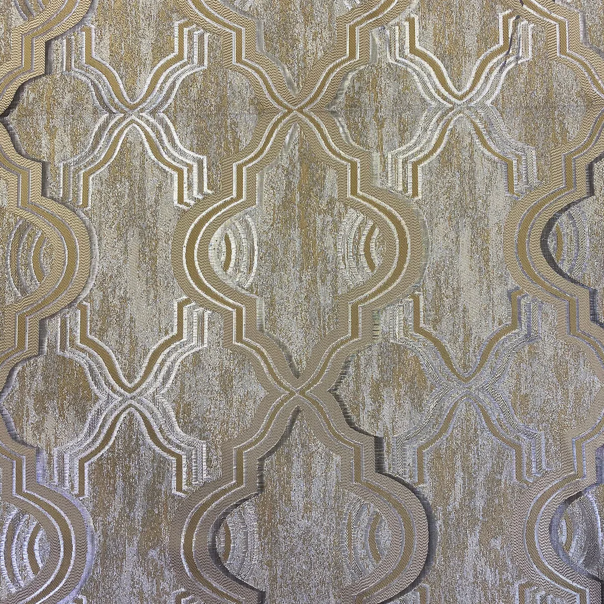Bentley Jacquard Wholesale Fabric in Gold