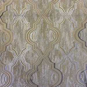 Bentley Jacquard Wholesale Fabric in Gold