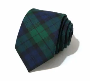 Black Watch Tartan Plaid Necktie