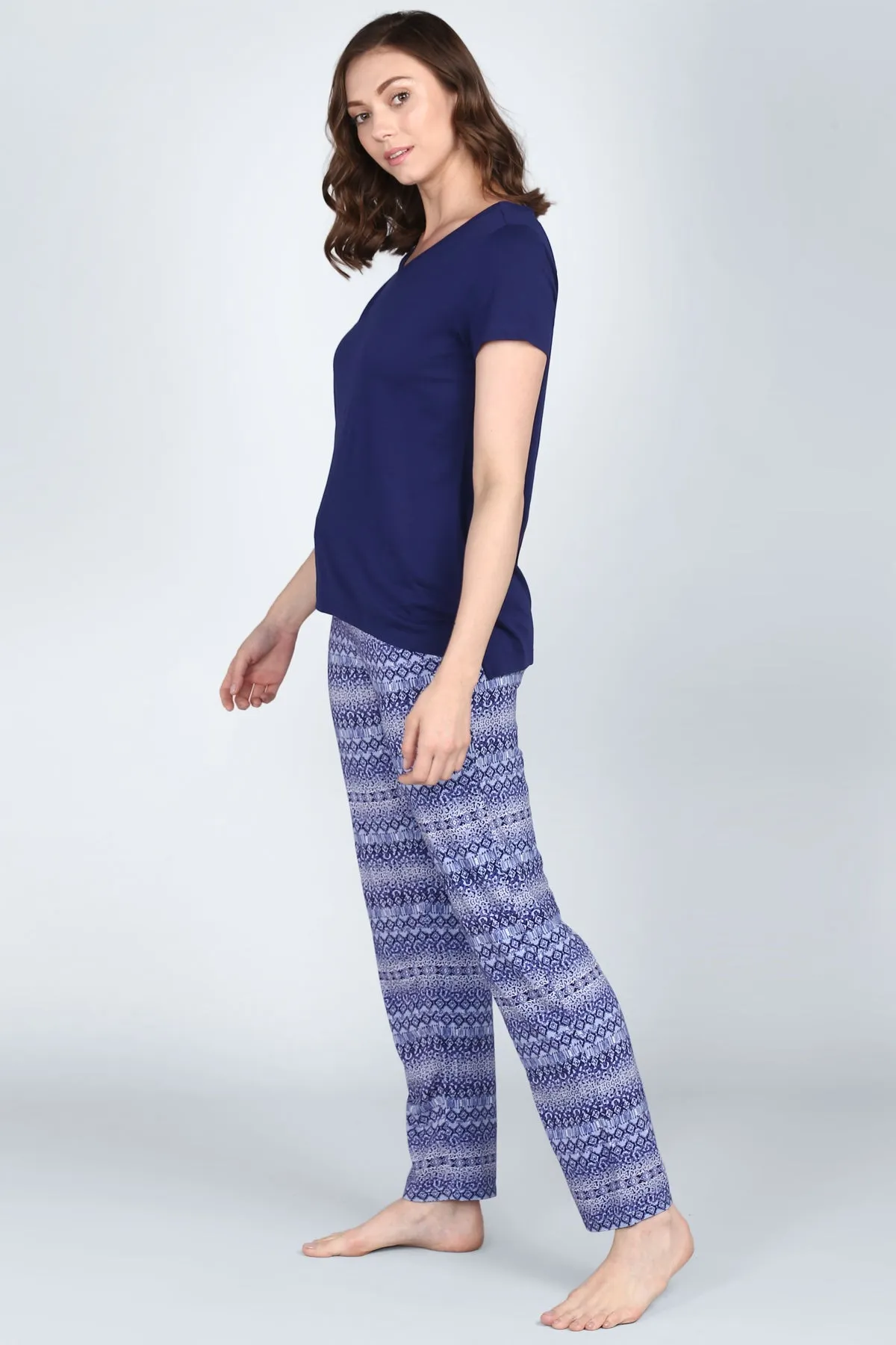 Blue Tiger Pajama Set
