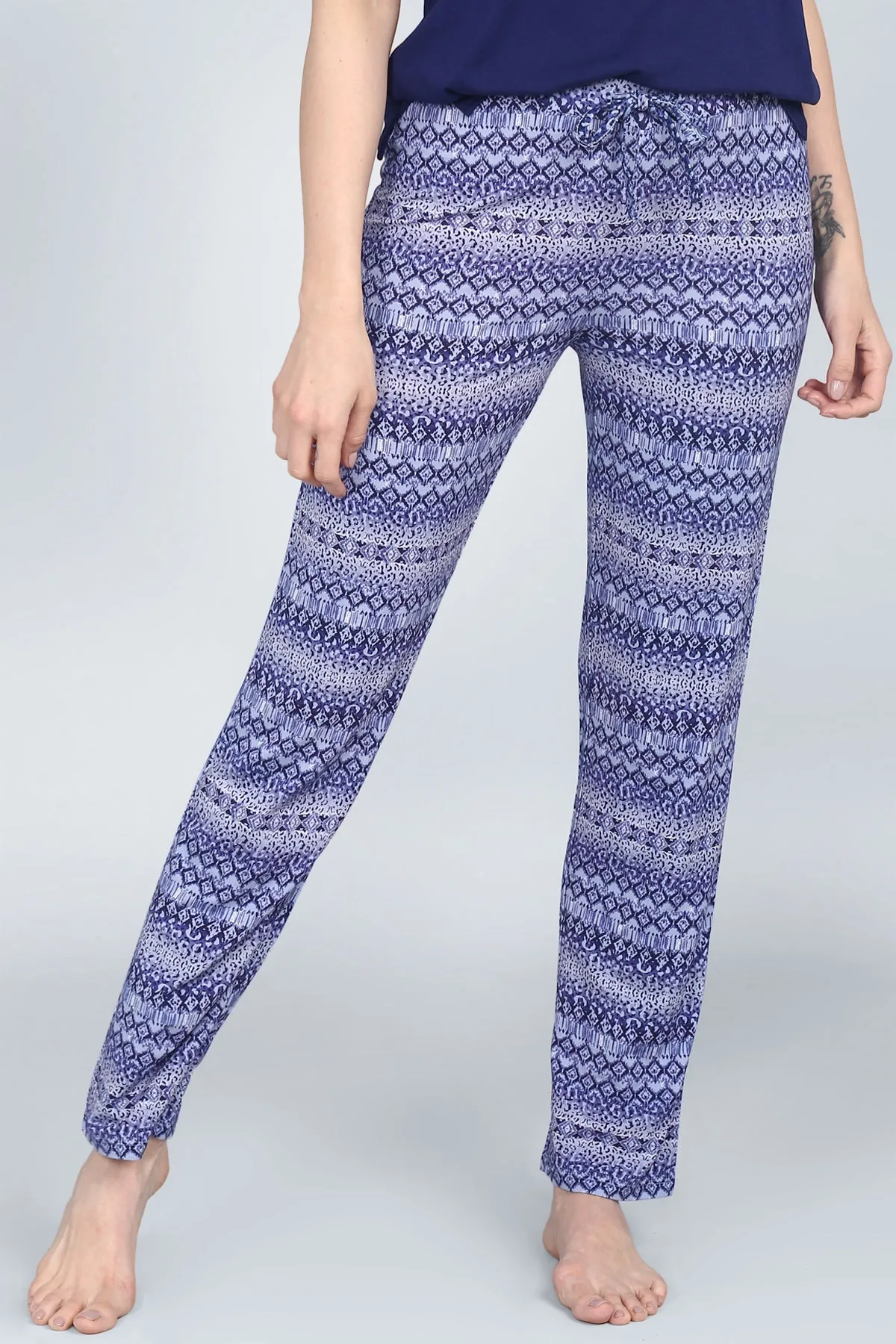 Blue Tiger Pajama Set