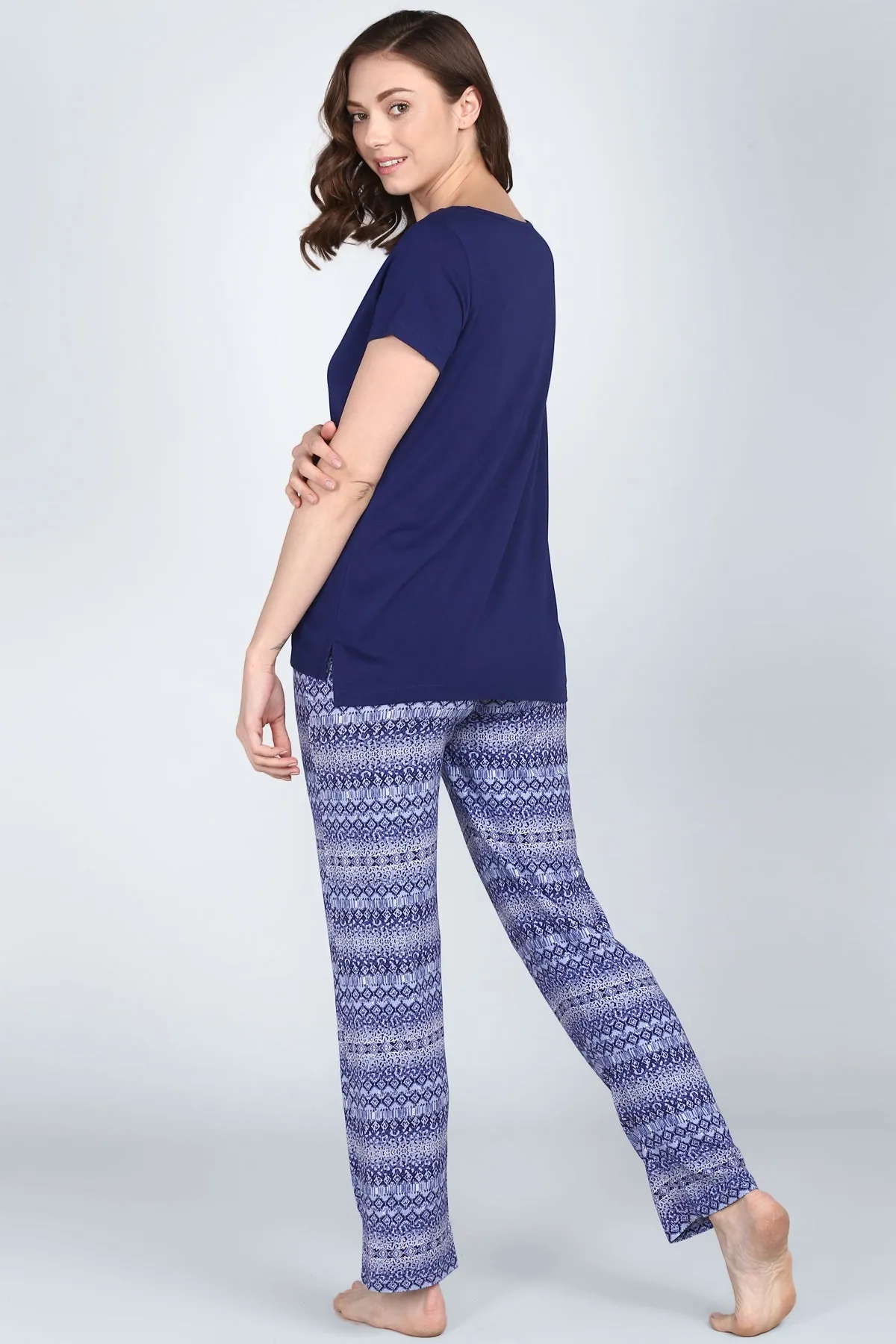 Blue Tiger Pajama Set