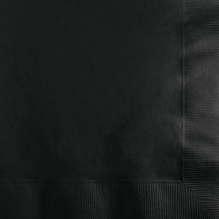 Bulk Black Velvet Value Friendly Luncheon Napkins (240 per Case)