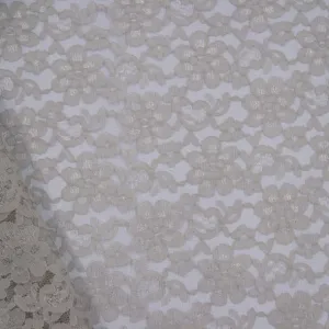 Classic Lace Wholesale Fabric in Charcoal 1606
