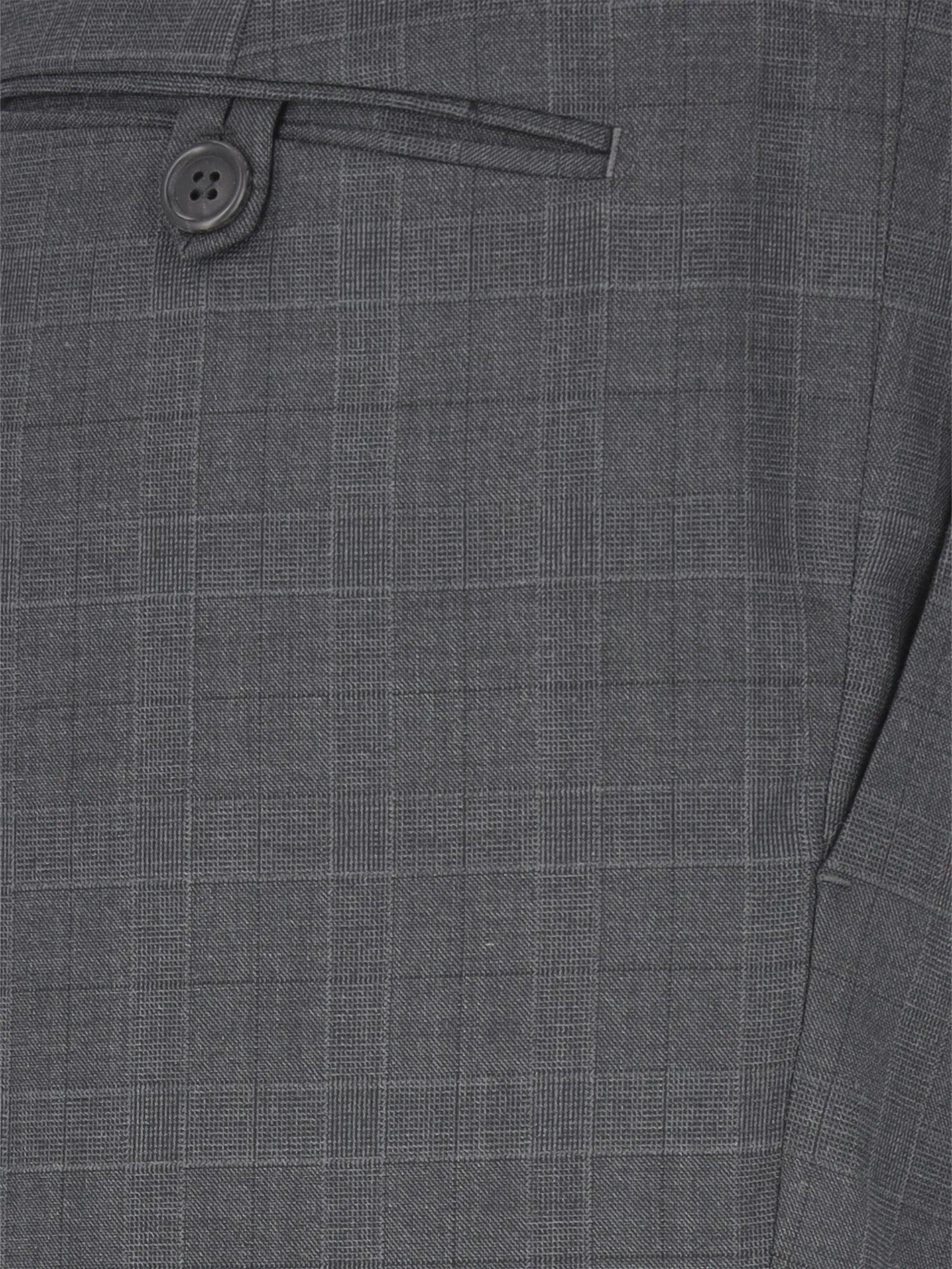 cropped prince of wales checked wool straight-leg trousers
