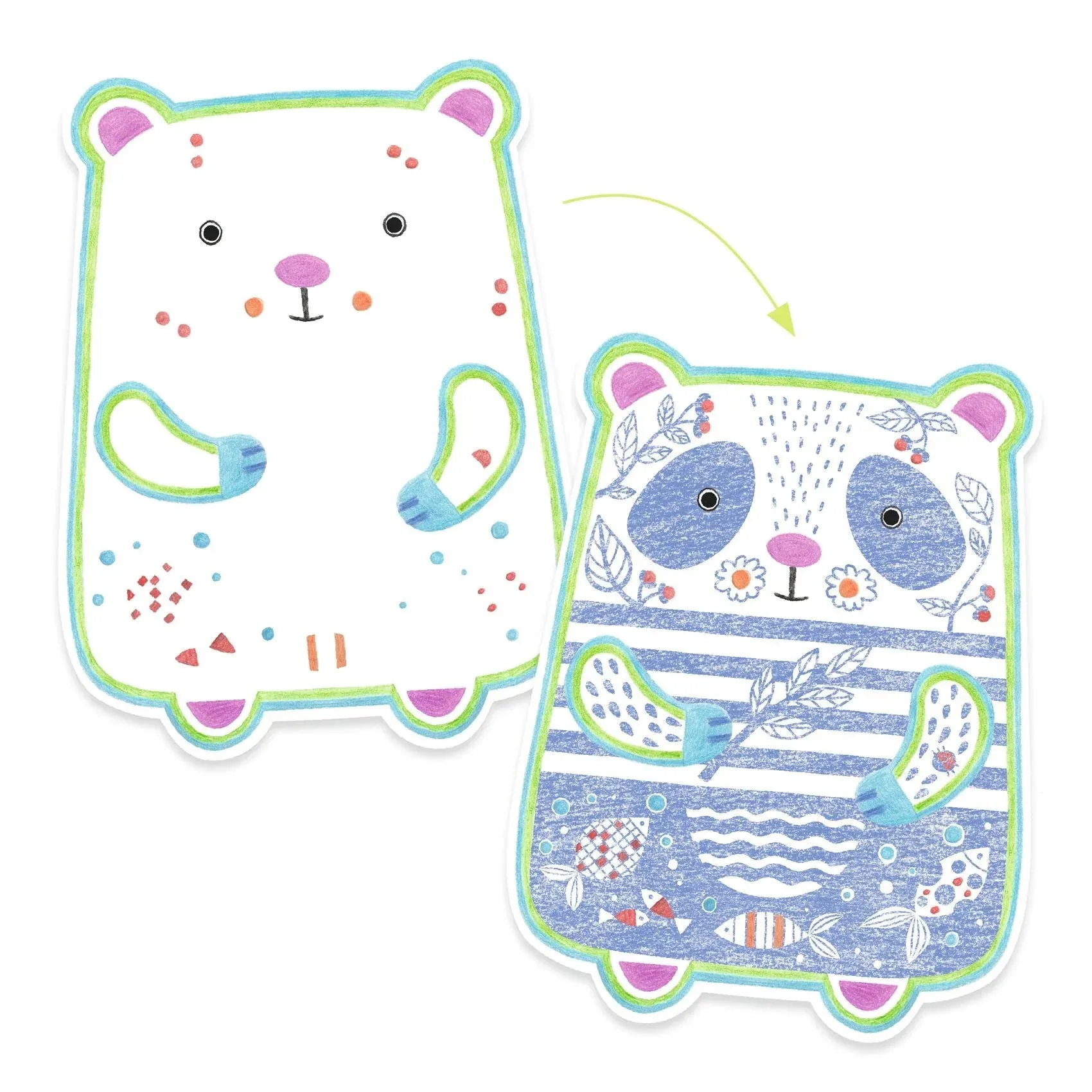 Djeco Coloring: Wild Animals