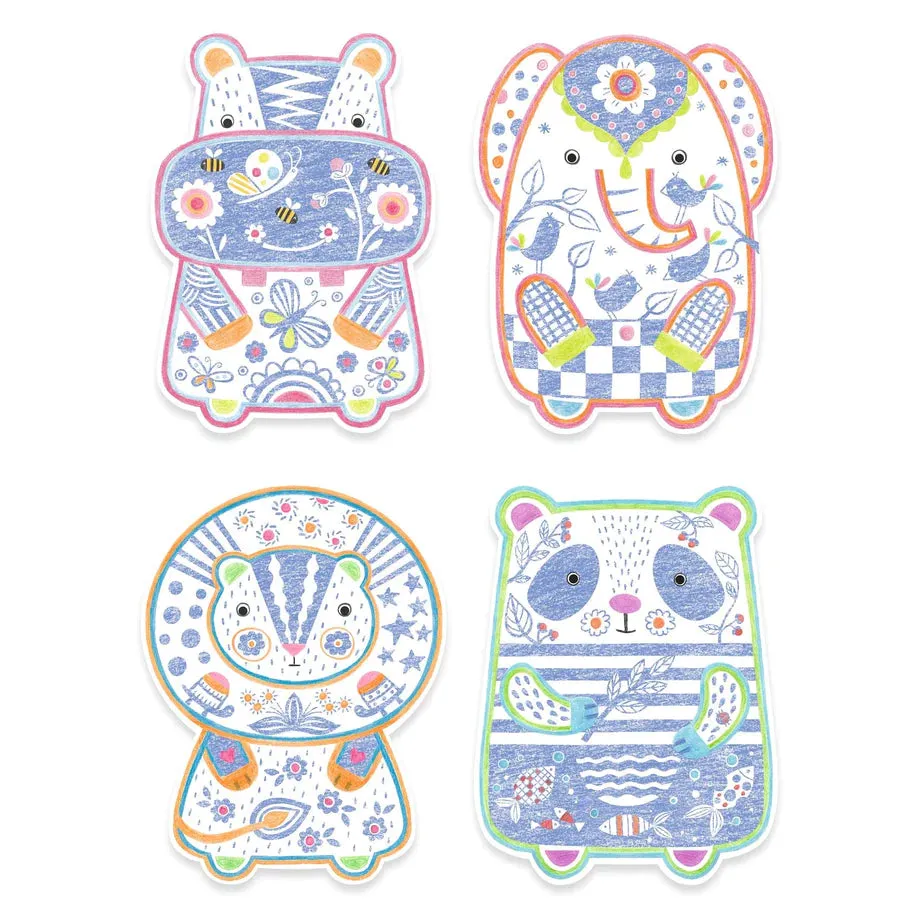 Djeco Coloring: Wild Animals