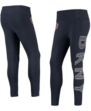 DKNY Women's Dark Blue Chicago Bears Sami High Waist Leggings, Blue