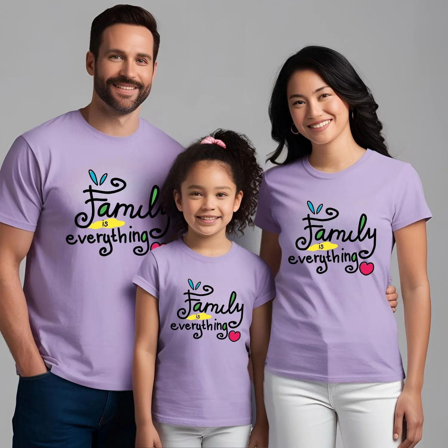 Family is Everything Matching T-Shirts