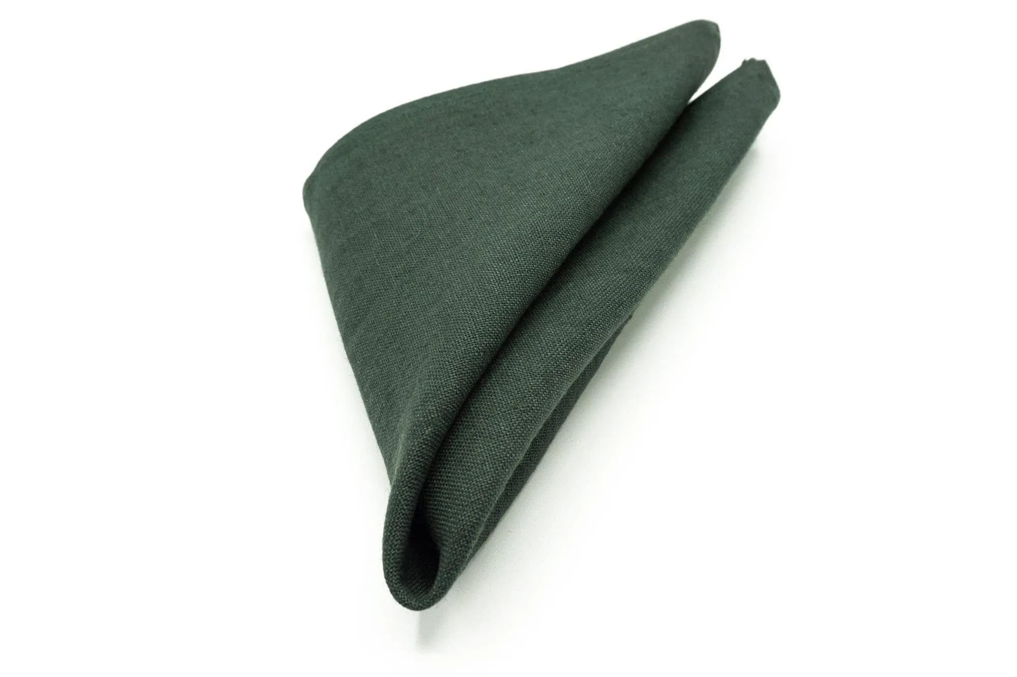 Forest Green Necktie Set for Groomsmen and Groom