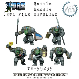 FOrx Orc Army Battle Bundle .STL Download