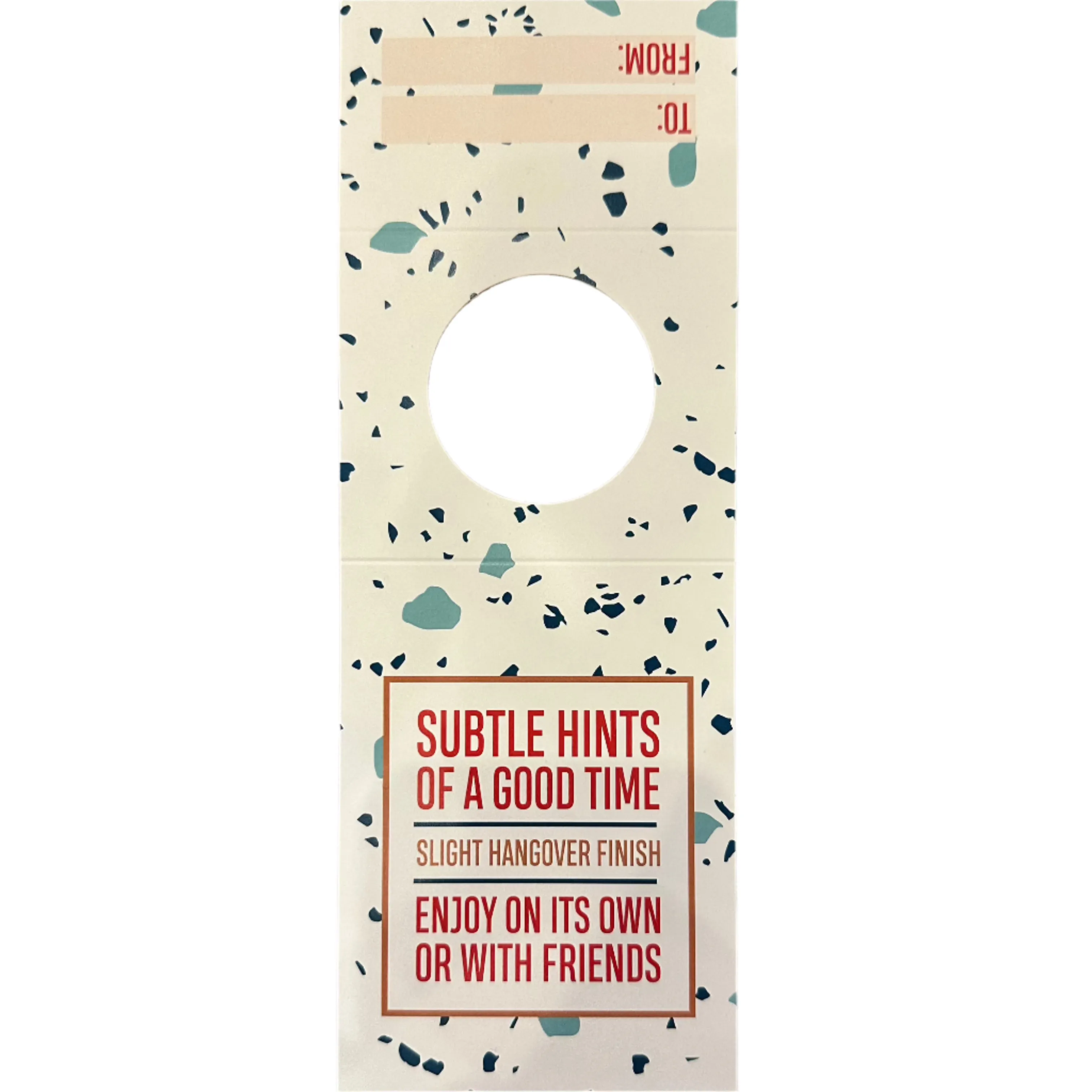 Good Times Alone Or With Friends | Wine Tag