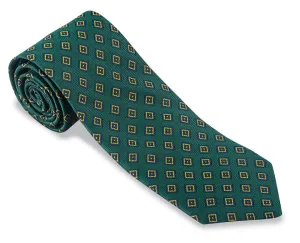 Green Cedar Diamonds Necktie - F5349