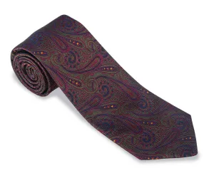 Green Chastain Paisley Necktie - F5305