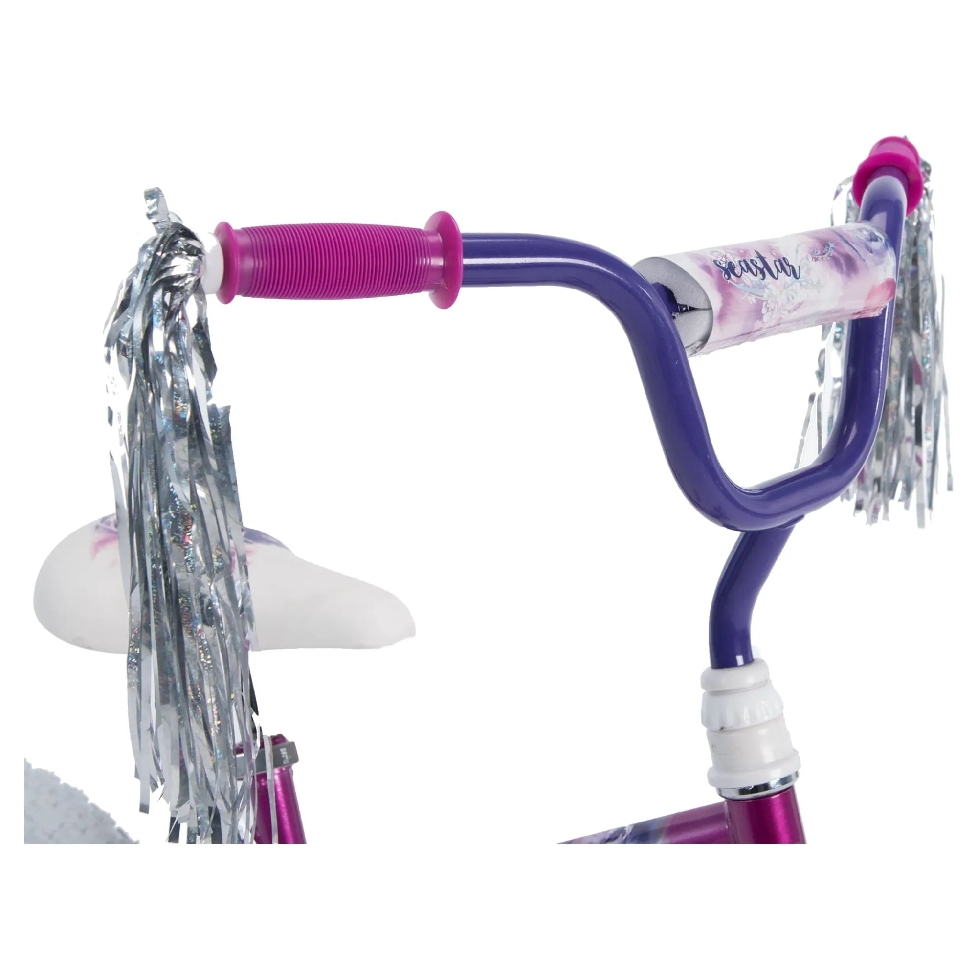 Huffy 16in Sea Star Kids Bicycle, for Kids Ages 4  years, Child, Metallic Purple