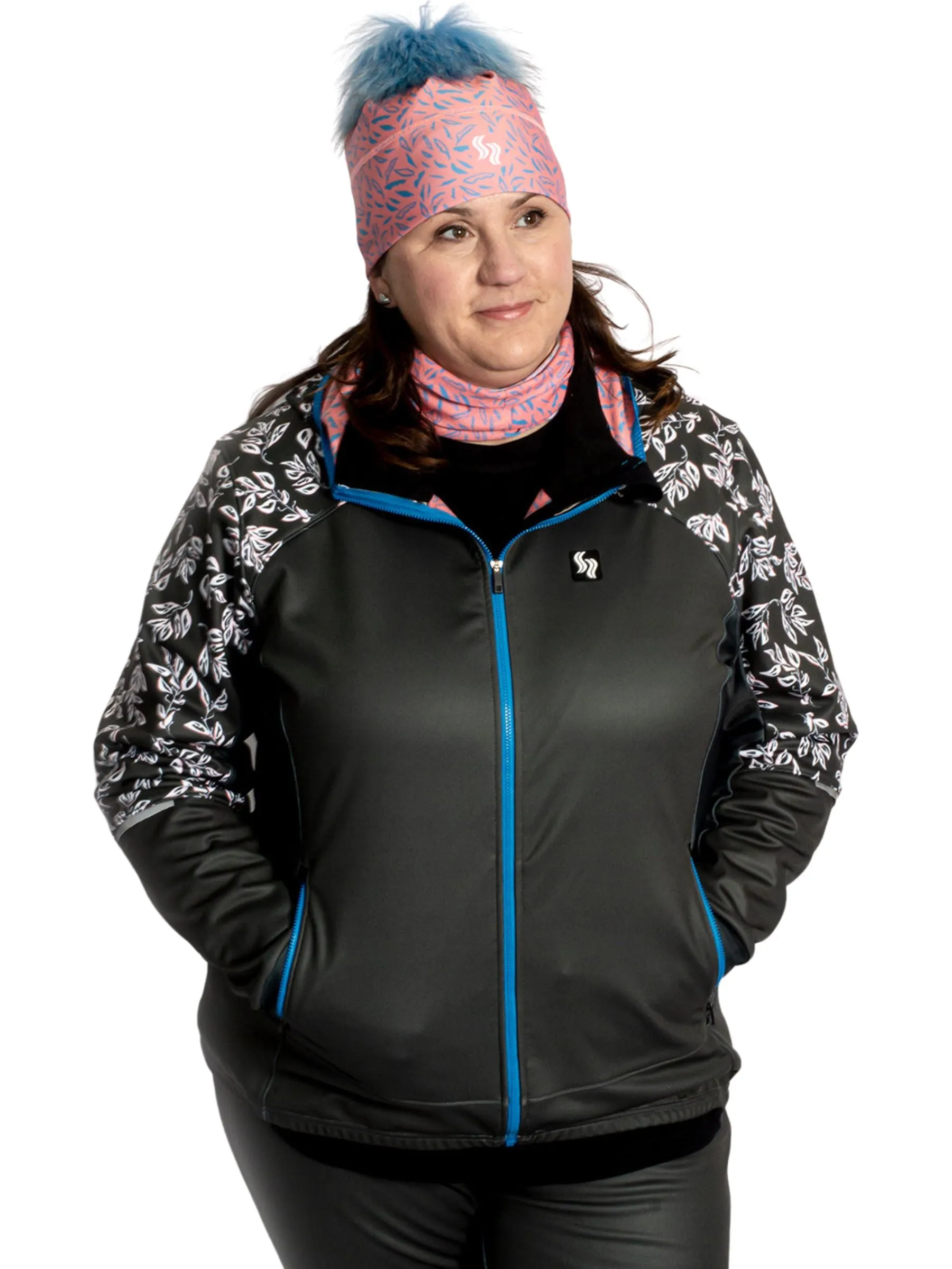 Jacket Inspire Taille Plus (Print Midnight) d'Apogee