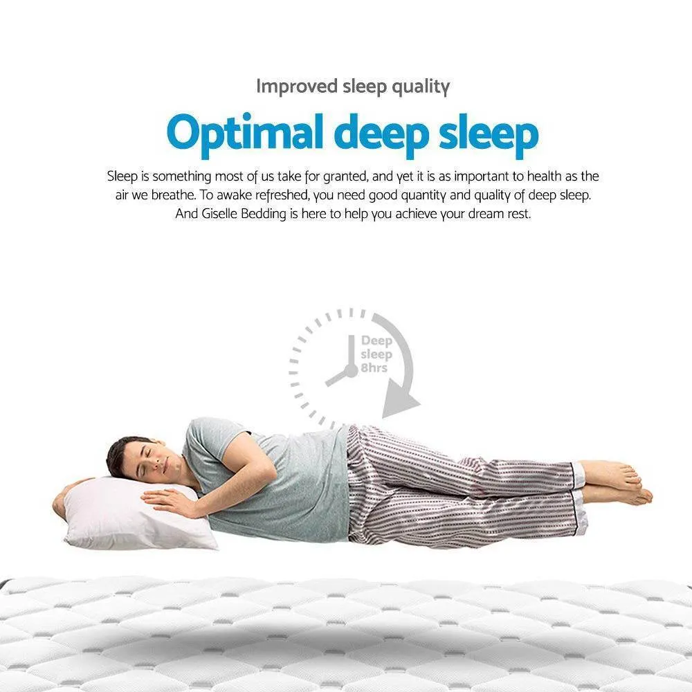 King Package | Ted Metal Bed Black & Normay Pillow Top Mattress (Medium Firm)