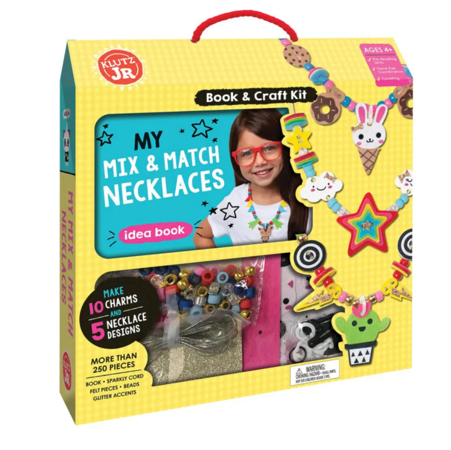 Klutz Jr. My Mix & Match Necklaces Idea & Craft Book