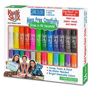 Kwik Stix Solid Tempera Paint 24-Pack