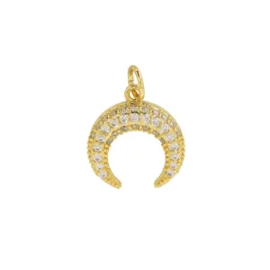 Moon Horn Charm For Charm Necklace & Bracelet