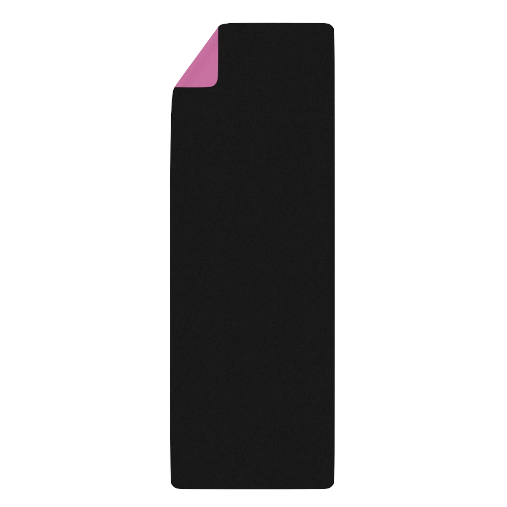 My Efforts My Victory (Pink) Rubber Yoga Mat