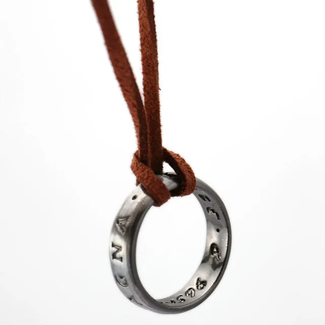 New Game Uncharted 4: A Thief's End Drake Alloy Necklace Vintage Cosplay Accessories Collector's Edition Fashion Men's Jewelry