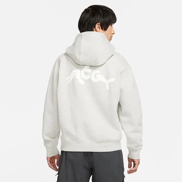 Nike ACG Dolphin Hoodie 'Grey White', gray