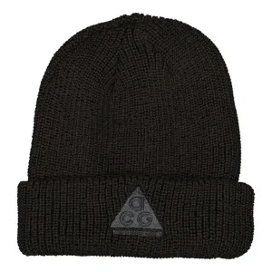 Nike ACG Triangle logo Woolen Beanie 'Black Anthracite' cap, black