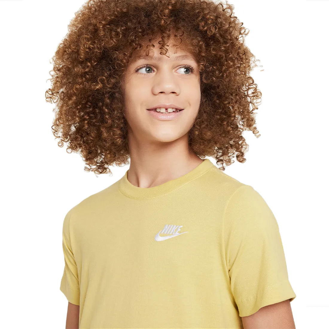 Nike Sportswear Big Kids' T-Shirt Yellow