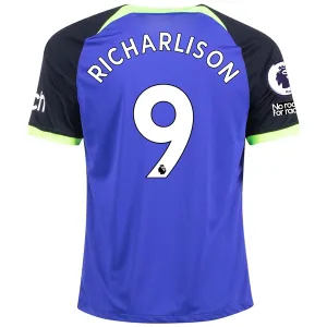Nike Tottenham Hotspur Richarlison Away Jersey w/ EPL   No Room For Racism Patches 22/23 (Lapis/Black/White)