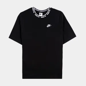 NSW Club Mens Short Sleeve Shirt (Black/White)