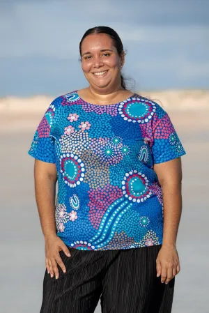 Old Ways Guiding New Paths - NAIDOC 2025 Women's Fashion Top
