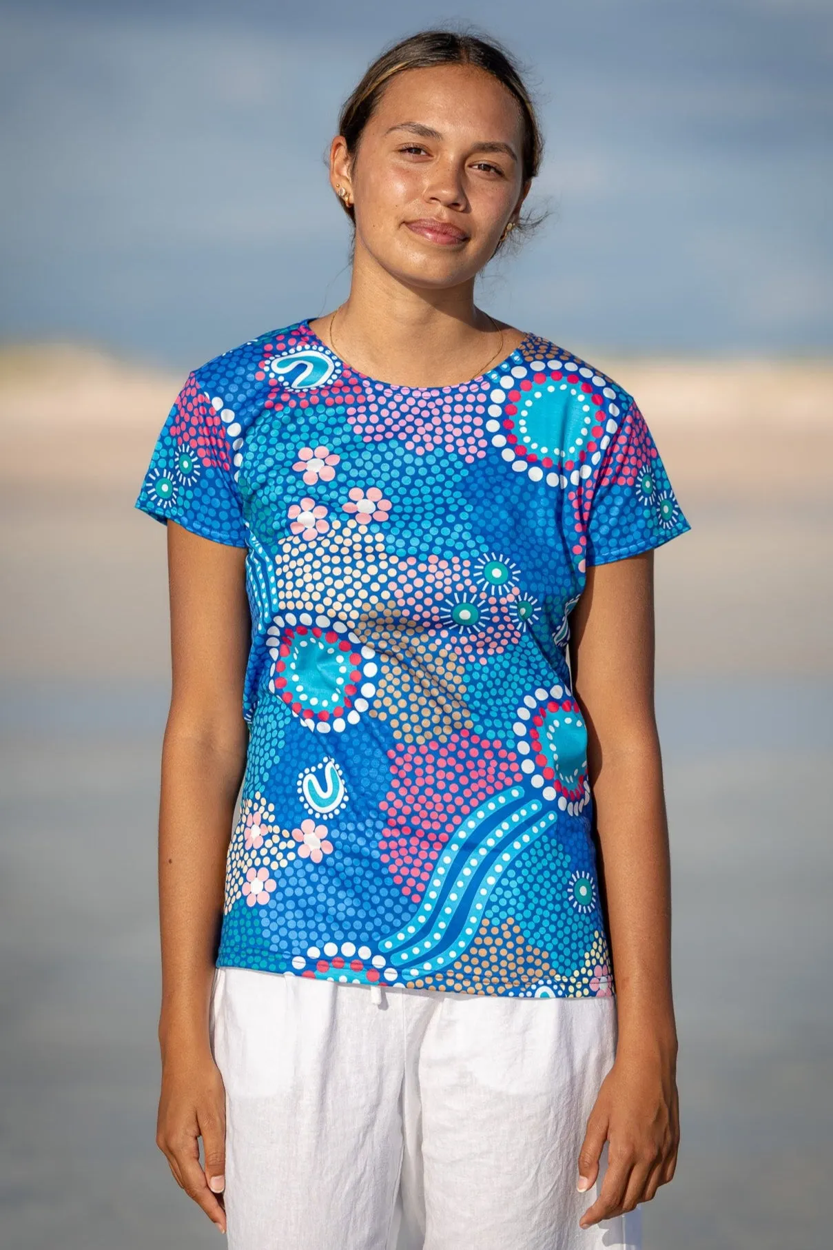 Old Ways Guiding New Paths - NAIDOC 2025 Women's Fashion Top
