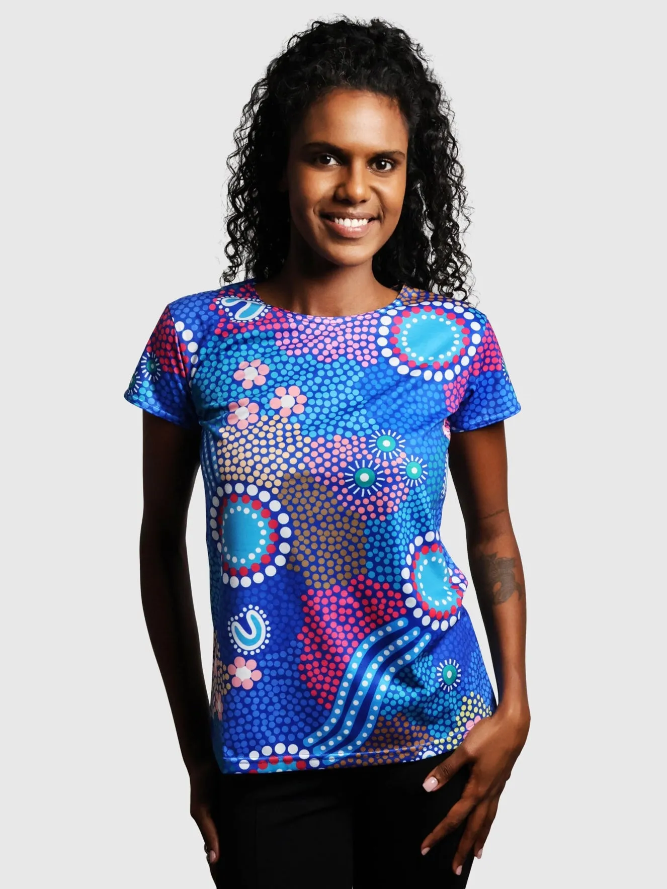 Old Ways Guiding New Paths - NAIDOC 2025 Women's Fashion Top