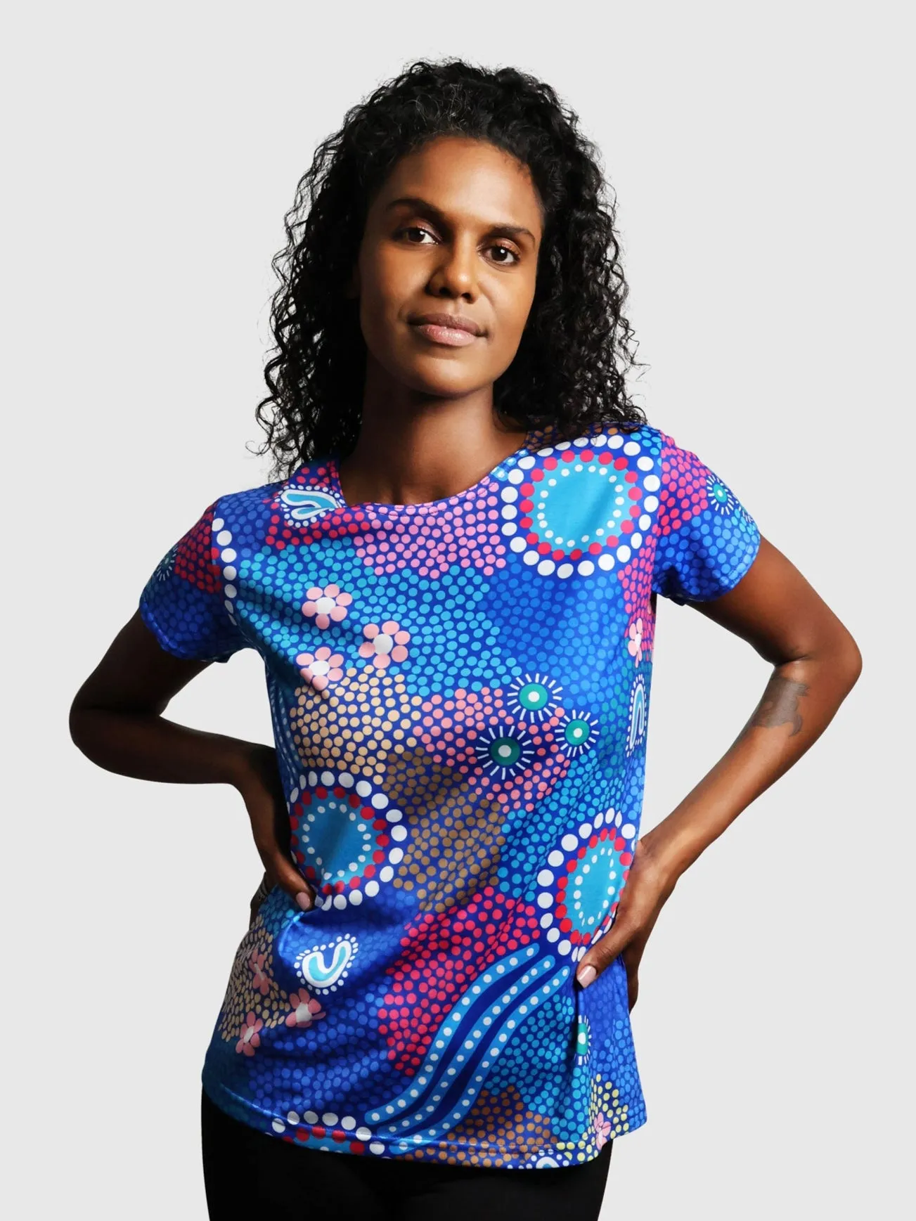 Old Ways Guiding New Paths - NAIDOC 2025 Women's Fashion Top