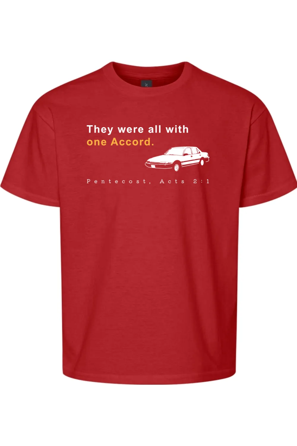 One Accord - Pentecost, Acts 2:1 Youth T-Shirt