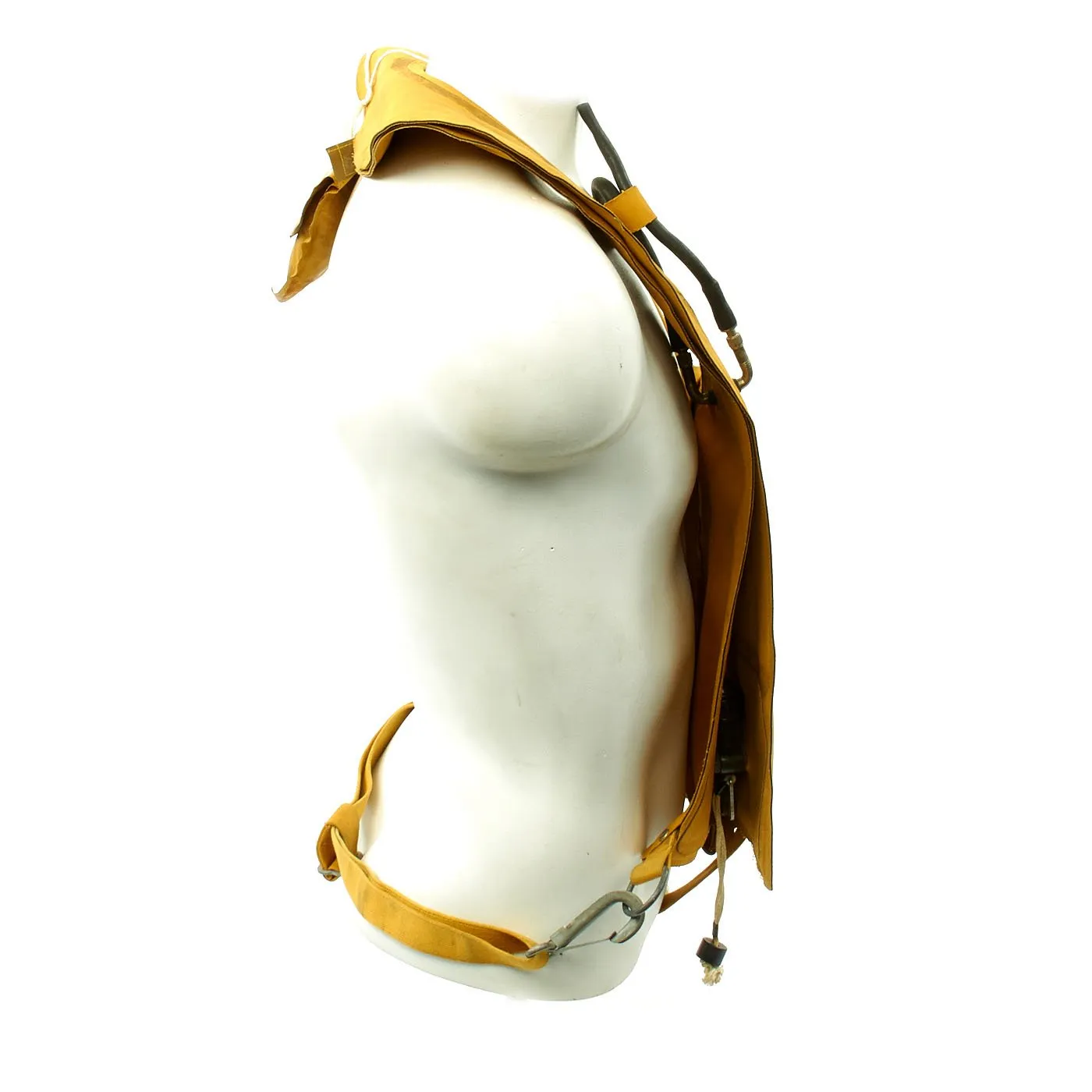 Original U.S. WWII USAAF Mae West Pneumatic Life Vest with Dye Marker - Dated AUG 4 1944