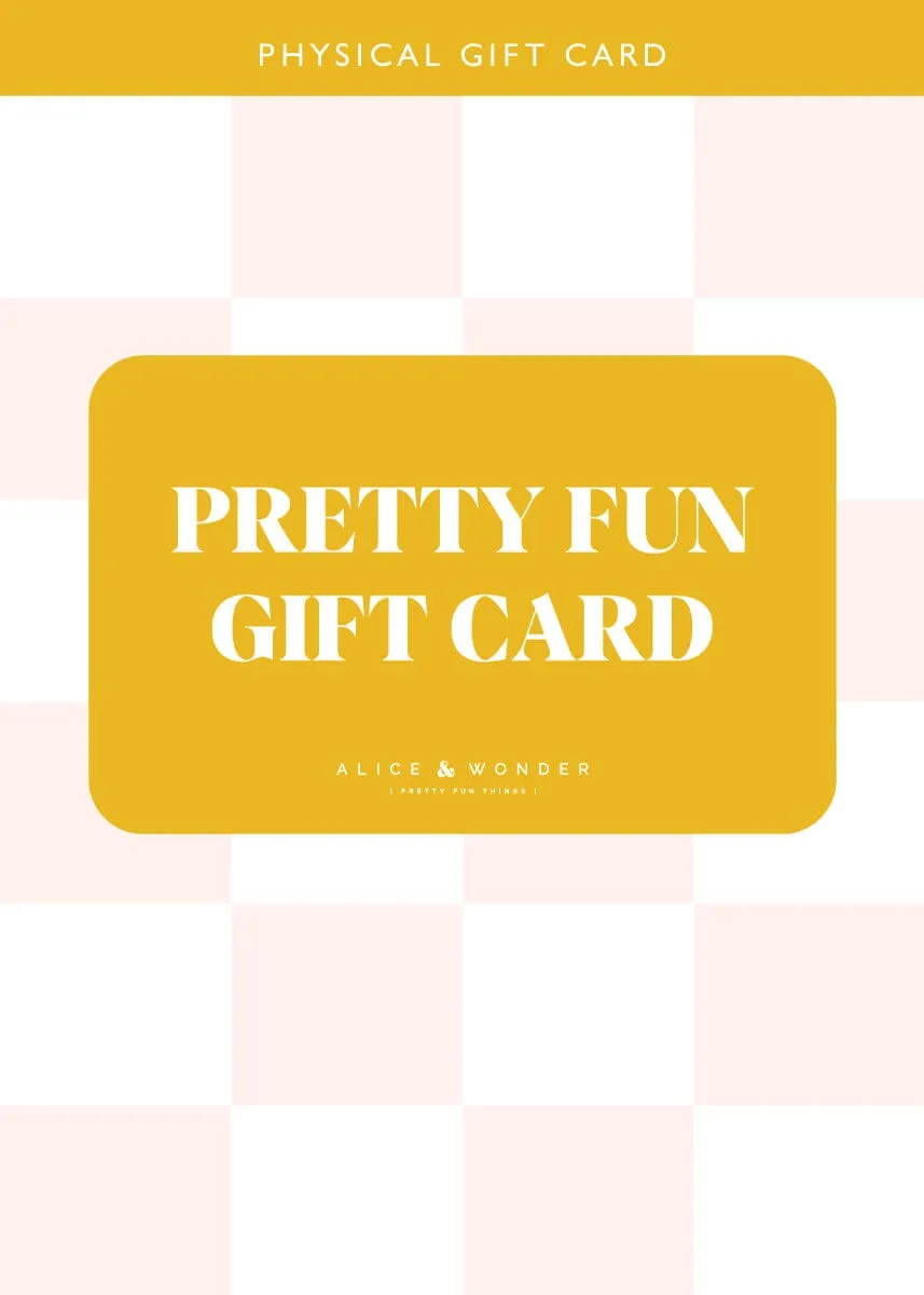 Physical Alice & Wonder Gift Card