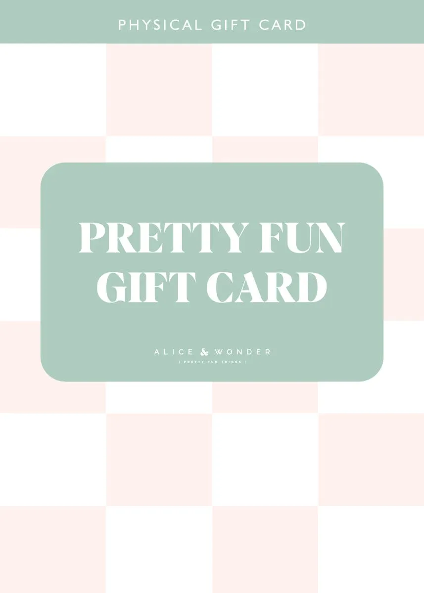Physical Alice & Wonder Gift Card