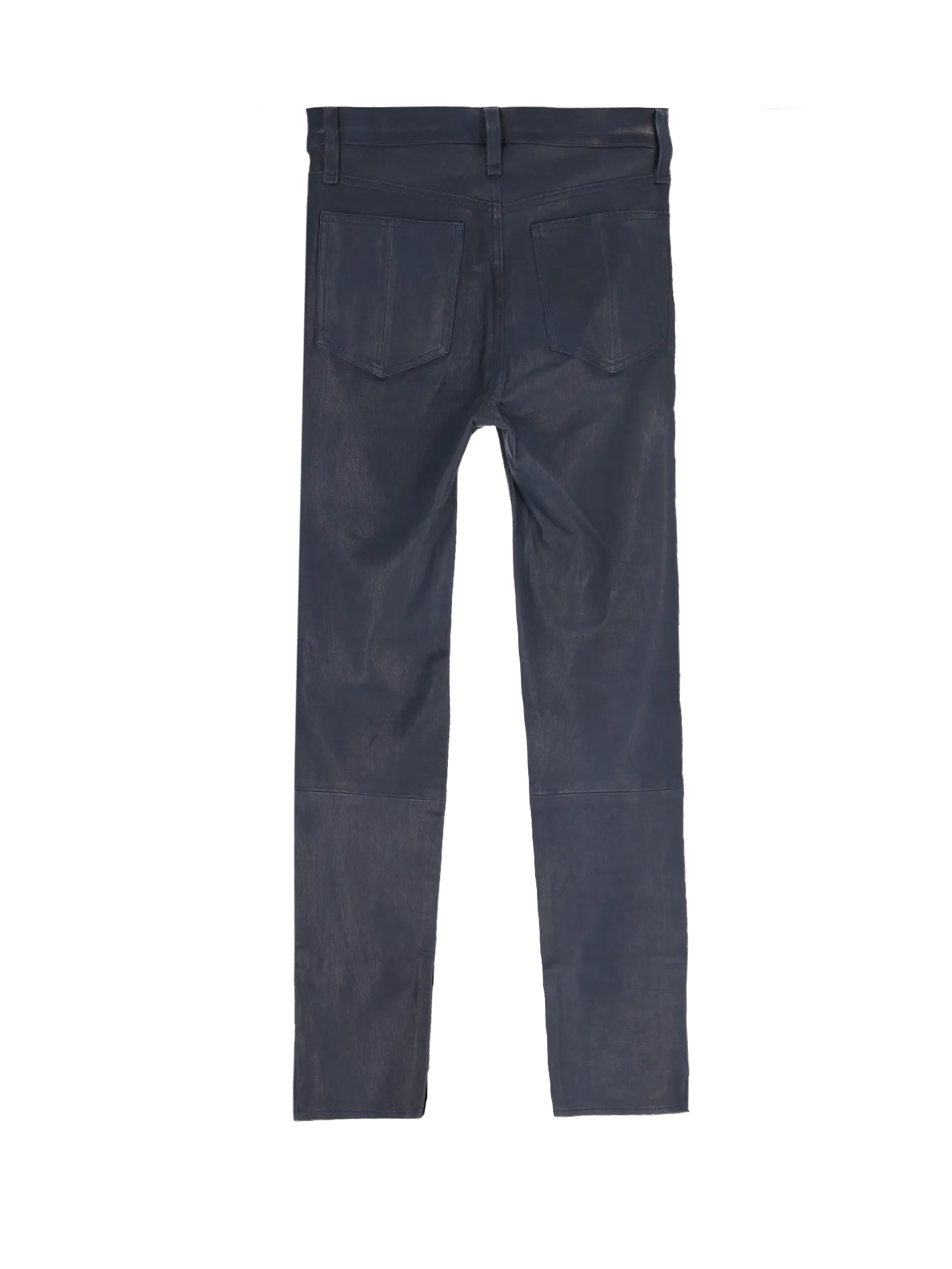skinny-cut leather trousers