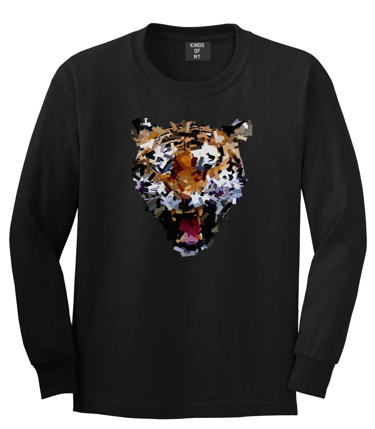 Tiger Cat Artwork Long Sleeve T-Shirt